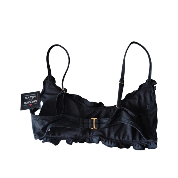 Black Ribbed Bralette - Picture 2 of 2